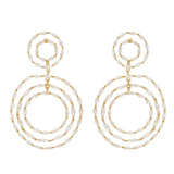 Mignonne Gavigan - Lillian Drop Earrings in Gold/Clear