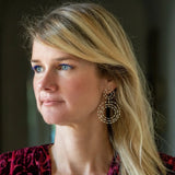 Mignonne Gavigan - Lillian Drop Earrings in Gold/Clear