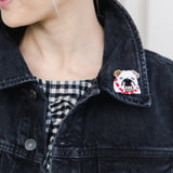 Mignonne Gavigan - UGA Bulldog Brooch