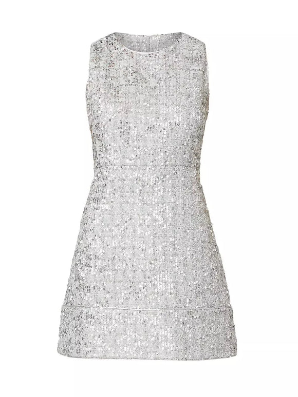 Shoshanna - Virgo Dress in Silver