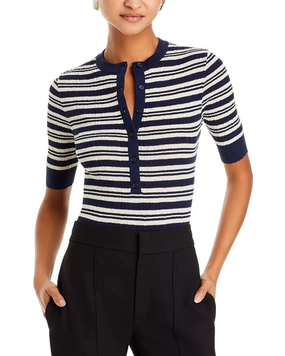 A.L.C. - Fisher Top in Navy & White