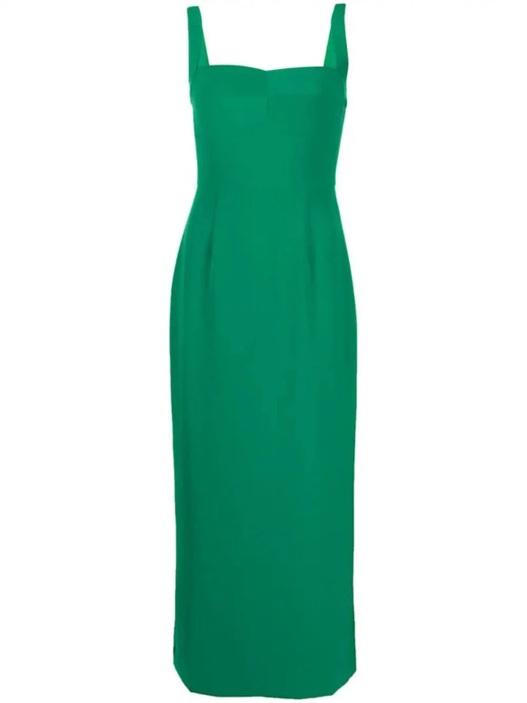 Saloni - Rachel Dress in Emerald Green