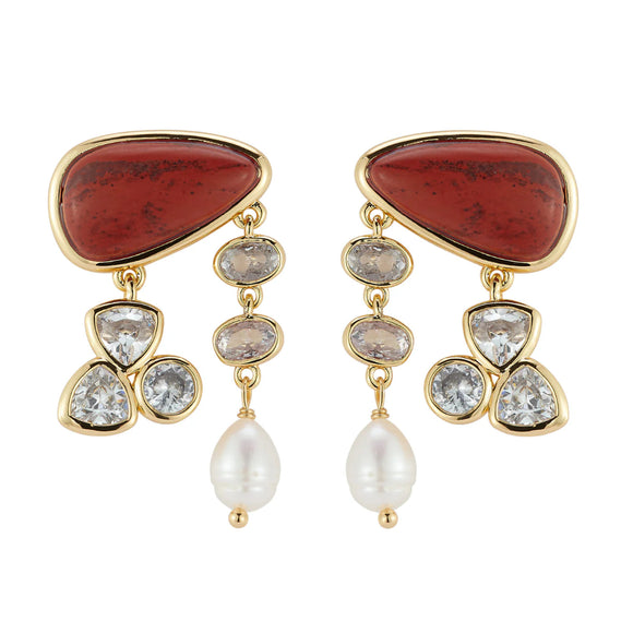 Mignonne Gavigan - Arlet Earrings in Red