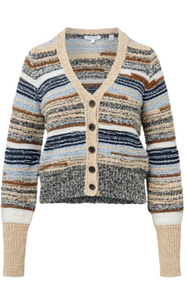 Veronica Beard - Cecily Cardigan in Whisky Multi