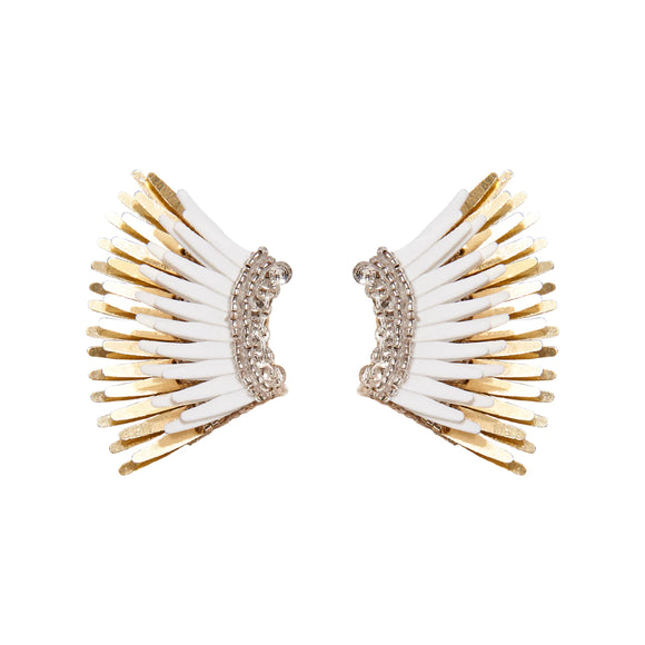 Mignonne Gavigan - Mini Madeline Earrings in White Combo