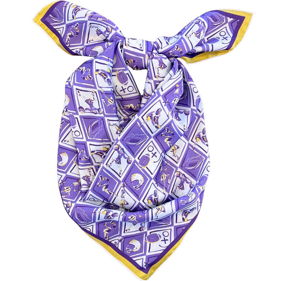 Swells - Purple + Gold Game Day Scarf