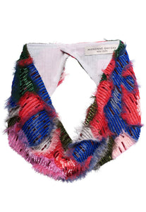 Mignonne Gavigan - Katherine Scarf Necklace in Pink Multi