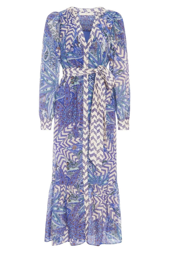 Marie Oliver - Hannon Dress in Anise Breeze