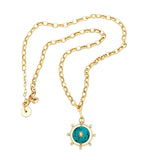 Mignonne Gavigan - Louise Charm Necklace in Turquoise