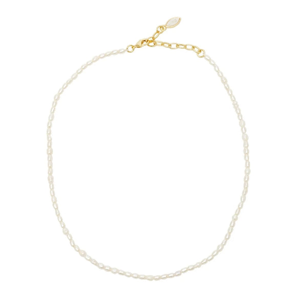 Mignonne Gavigan - Betty Pearl Necklace in White Gold