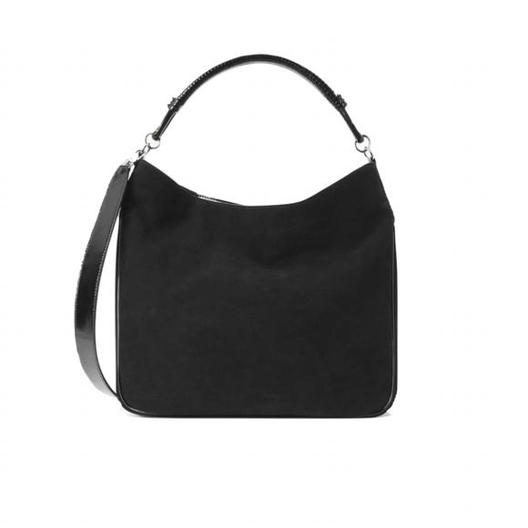 STAUD - Perry Hobo Bag in Black