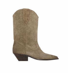 Isabel Marant - Duerto Suede Cowboy Boots in Taupe
