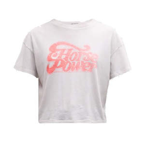 MOTHER - The Grab Bag Crop Tee in Horse Power