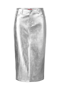 STAUD - Oaklyn Skirt in Silver