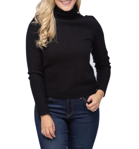 Velvet - Lori Turtleneck Sweater in Black