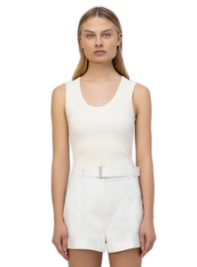 SIMKHAI - Lourie Belted Short in White