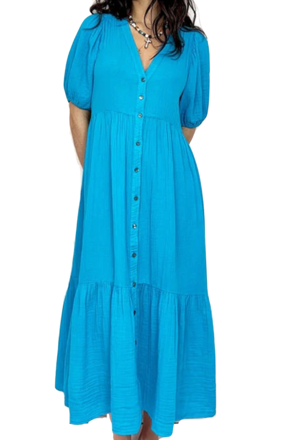 Xirena - Lennox Dress in Azure Glow
