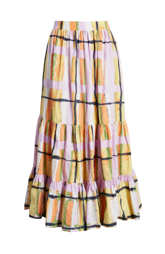 Cleobella - Gayle Ankle Skirt in Saffron Hale Print