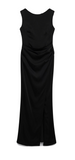 SIMKHAI - Tommy Open Back Gown in Black