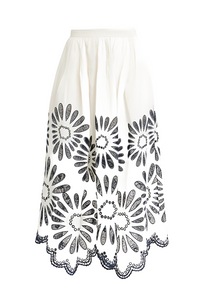 Ulla Johnson - Annisa Skirt in Porcelain