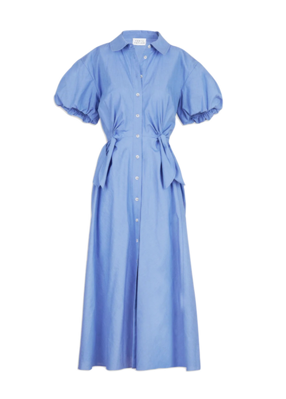 Tanya Taylor - Elza Dress in Medium Oxford Blue