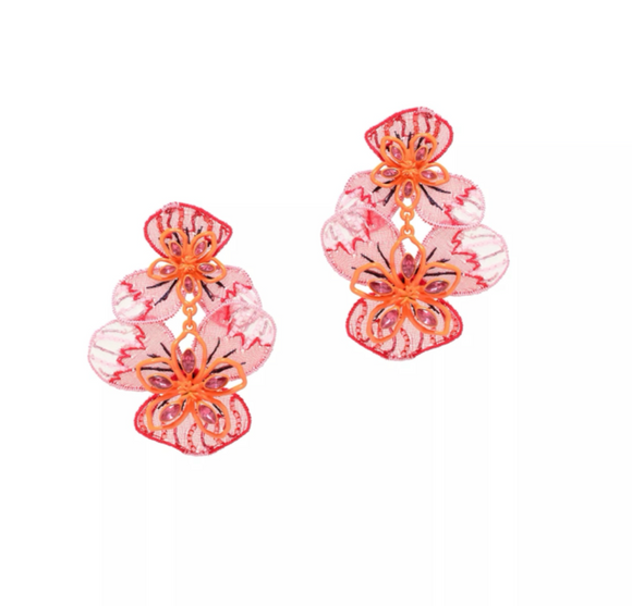 Mignonne Gavigan - Rehana Lux Earrings in Orange Multi