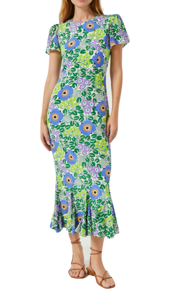 Rhode - Lulani Dress in Wisteria Aura Blossom