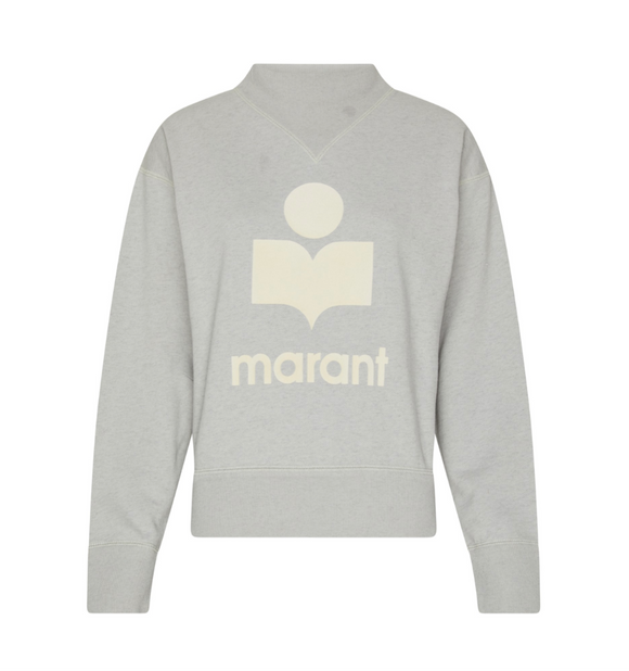 Isabel Marant - Moby Sweatshirt in Light Blue & Ecru