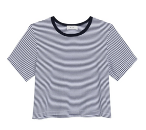 A.L.C. - Julia Tee in Off White/Navy