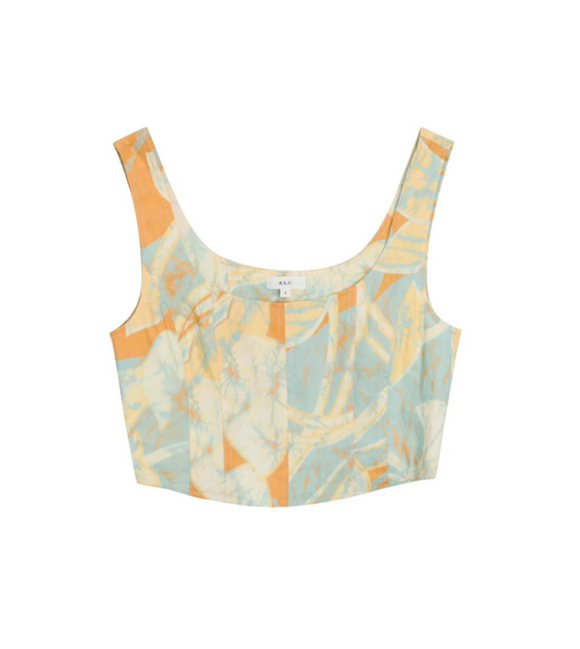 A.L.C. - Isabel Top in Cumin/Sea Glass