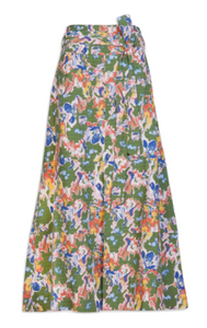 Tanya Taylor - Hudson Skirt in Pesto Multi