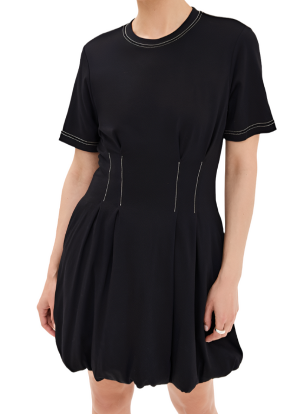 SIMKHAI - Pearson Mini Dress in Black