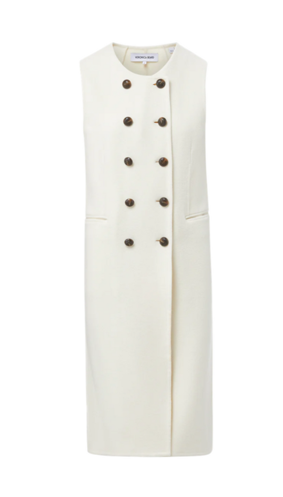 Veronica Beard - Hoxton Vest in Ivory