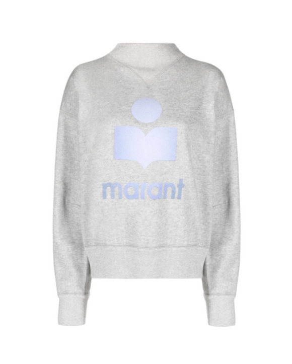 Isabel Marant - Moby Sweatshirt in Grey/Ice Blue