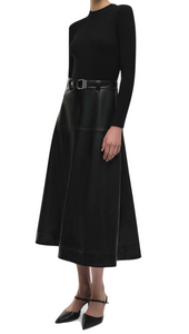 SIMKHAI - Ulyssia Midi Dress in Black