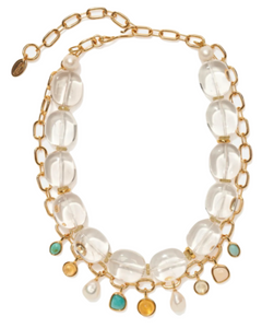 Lizzie Fortunato - Arabesque Necklace in Gold