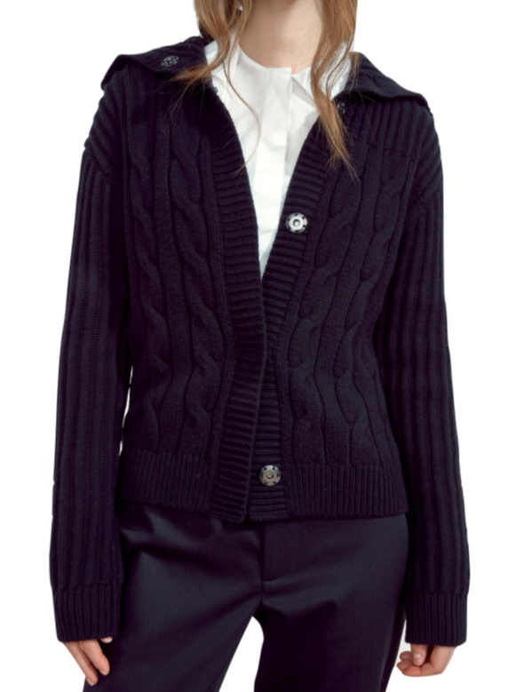 We-Ar4 - The University Cardigan in Black