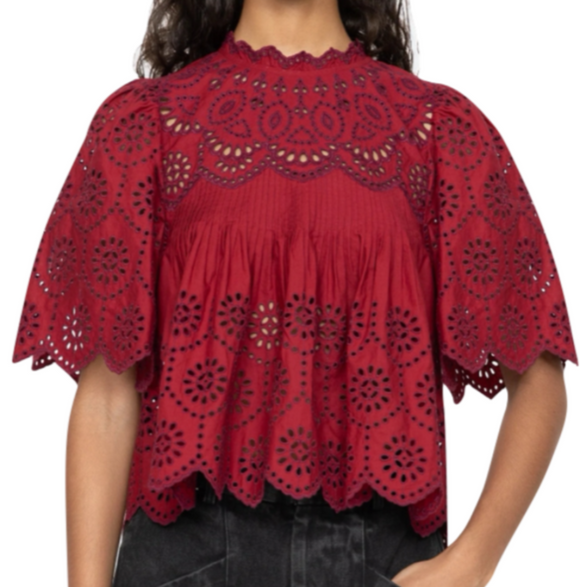 Sea - Lainey Top in Red