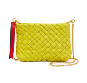 Clare V. - Estelle Purse in Chartreuse Puffy Woven