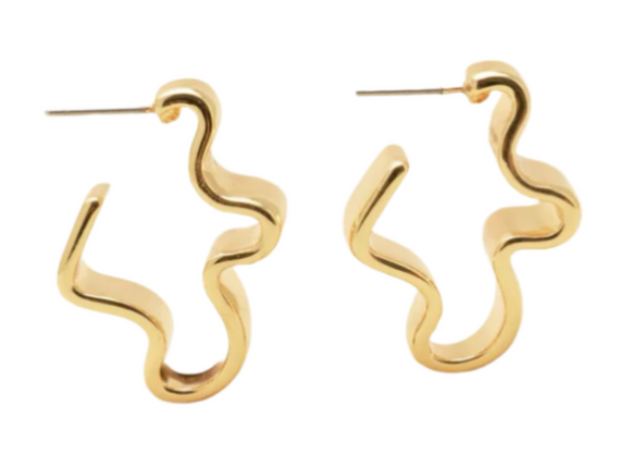 Mignonne Gavigan - Barrow Hoops in Gold