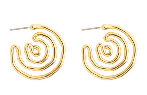 Mignonne Gavigan - Varick Hoops in Gold