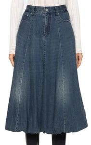 Sea - Amari Denim Skirt in Blue