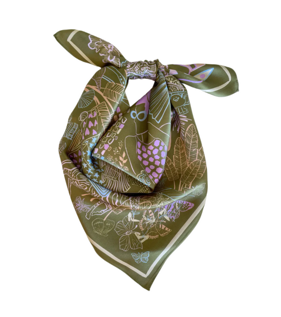 Swells - The Valensole Scarf in Olive