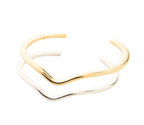 Mignonne Gavigan - Bowery Cuff Set in Gold Silver