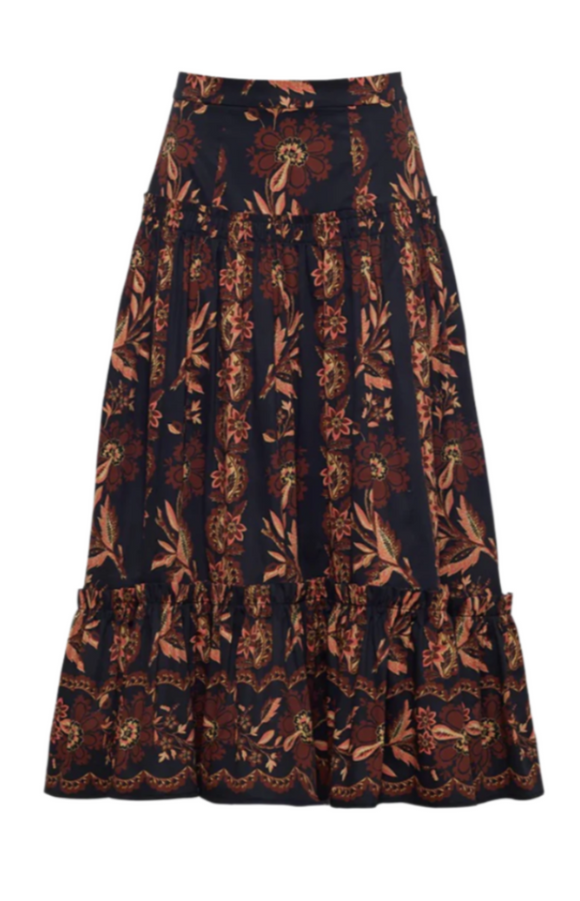 Cara Cara - Tisbury Skirt in Black Renaissance