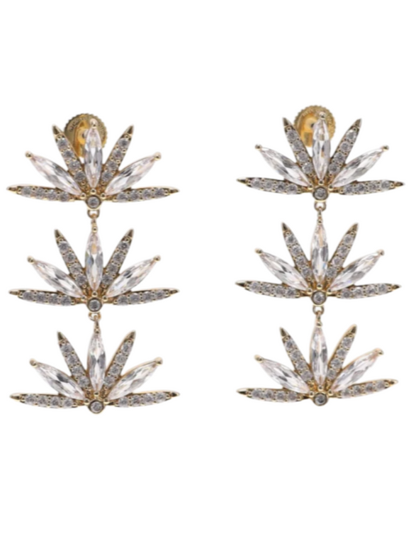 Mignonne Gavigan - Vesey Earrings in Gold/Clear