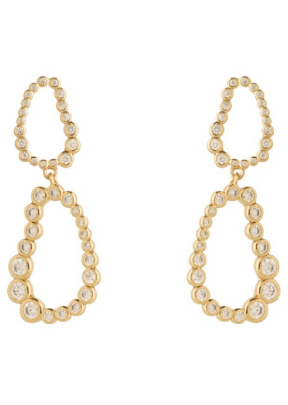 Mignonne Gavigan - Jay Earrings in Gold/Clear