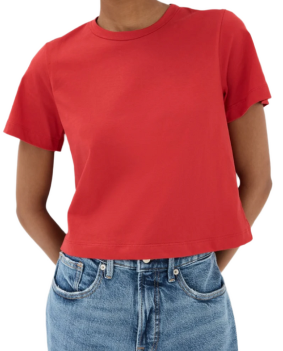 A.L.C. - Julia Tee in Rouge