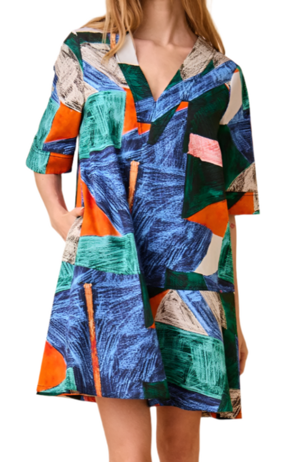 Hunter Bell - Mason Dress in Mosaic