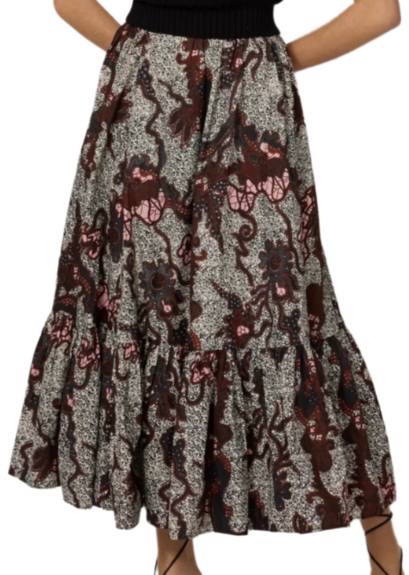 Cleobella - Keisha Ankle Skirt in Castello Print